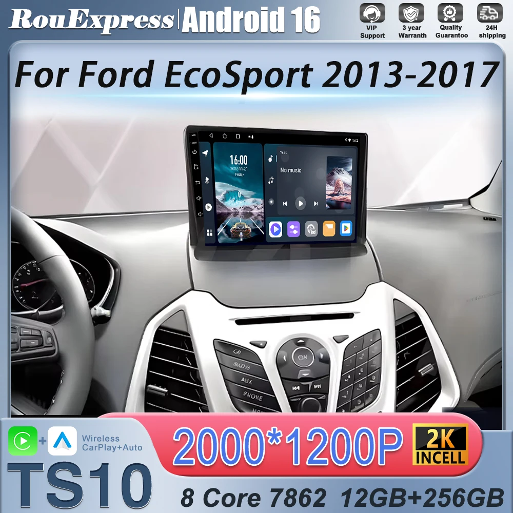 Android Auto For Ford EcoSport 2013 2014 2015 2016 2017 Radio Samochodowe Carplay Multimedia Screen Stereo Bluetooth Head Unit
Android Auto For Ford EcoSport 2013 2014 2015 2016 2017 Radio Samochodowe Carplay Multimedia Screen Stereo Bluetooth Head Unit