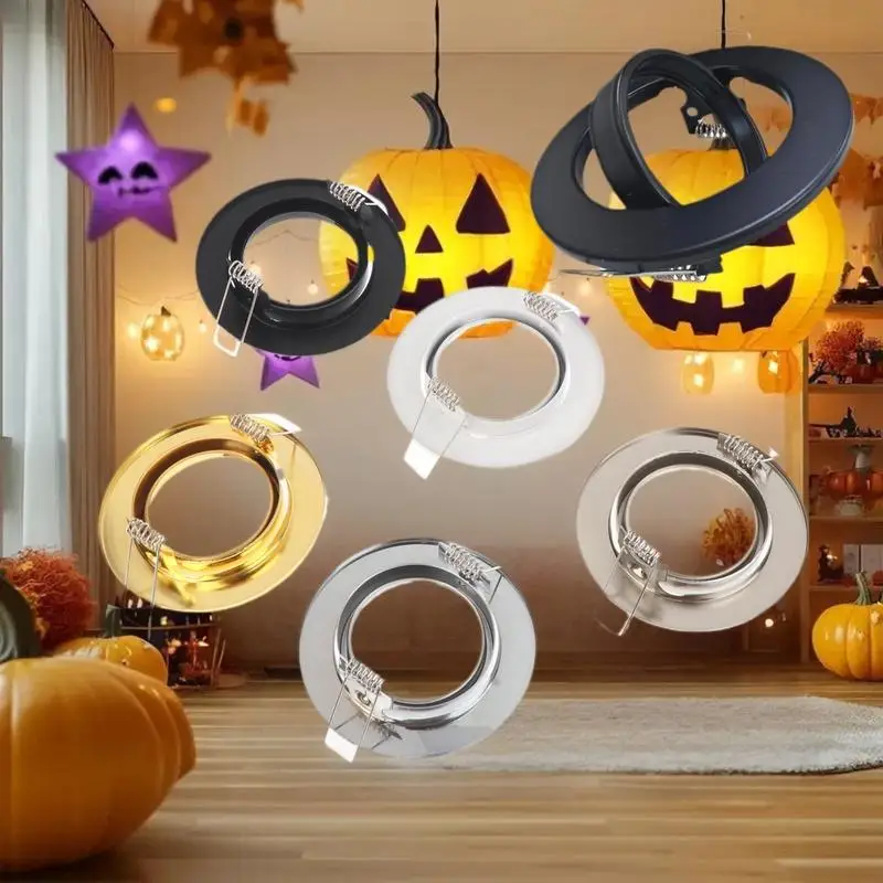 For Bulb Holder Recessed LED Spot Light MR16 GU10 LED Downlights Frame 1 Set Round Fixture Downlight Led Holders Cutout
For Bulb Holder Recessed LED Spot Light MR16 GU10 LED Downlights Frame 1 Set Round Fixture Downlight Led Holders Cutout