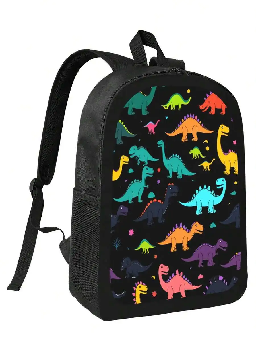 Colorful Dinosaur Print Backpack For Adults Lightweight Daily Use Adjustable Straps Zipper Closure
Colorful Dinosaur Print Backpack For Adults Lightweight Daily Use Adjustable Straps Zipper Closure