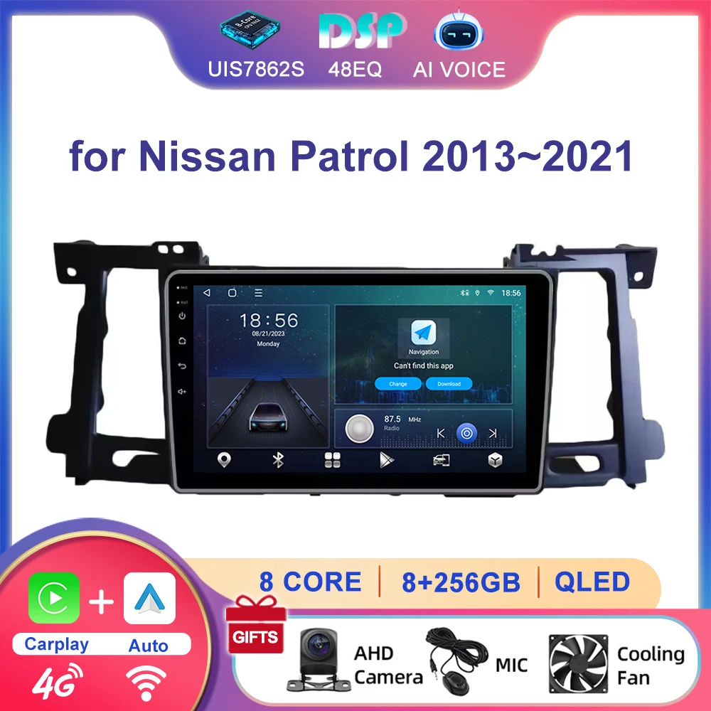 9'' 4G 8 Core GPS Navigation Android Multimedia Carplay Car Radio Video Stereo Player for Nissan Patrol 2013 2014 2015 2016~2021
9'' 4G 8 Core GPS Navigation Android Multimedia Carplay Car Radio Video Stereo Player for Nissan Patrol 2013 2014 2015 2016~2021