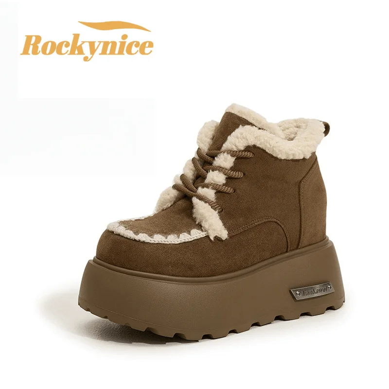 2025 Winter Women Chunky Fur Snow Boots Outdoor Non-slip Keep Warm Cotton Shoes 10CM High Platform Ankle Booties Zapatos Mujer
2025 Winter Women Chunky Fur Snow Boots Outdoor Non-slip Keep Warm Cotton Shoes 10CM High Platform Ankle Booties Zapatos Mujer