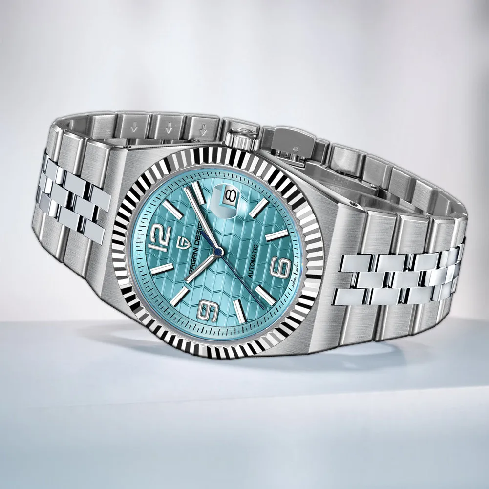 PAGANI DESIGN новые механические автоматические часы с датой, роскошные часы с сапфировым стеклом, японские часы Movt, деловые часы из нержавеющей стали, светящиеся мужские часы
PAGANI DESIGN новые механические автоматические часы с датой, роскошные часы с сапфировым стеклом, японские часы Movt, деловые часы из нержавеющей стали, светящиеся мужские часы