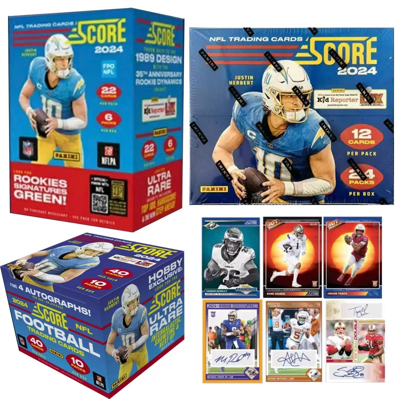 Panini 2024, весы, футбольная коллекция коллекционных карточек, NFL Blaster Box, подпись, подарок на Рождество, день рождения, фанат, детские игрушки
Panini 2024, весы, футбольная коллекция коллекционных карточек, NFL Blaster Box, подпись, подарок на Рождество, день рождения, фанат, детские игрушки
