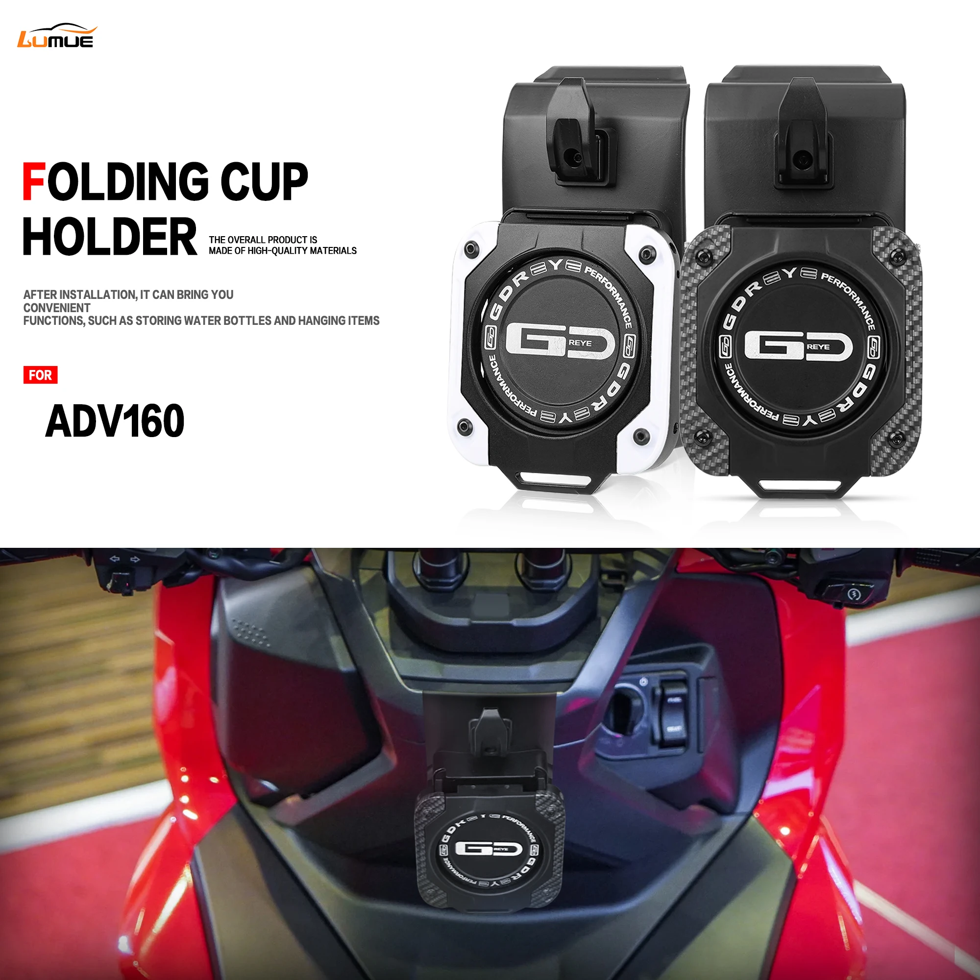 Beverage Water Drink Cup Holder Motorcycle Special bracket with stand for water cup For Honda ADV160 ADV 160 2019-2026
Beverage Water Drink Cup Holder Motorcycle Special bracket with stand for water cup For Honda ADV160 ADV 160 2019-2026