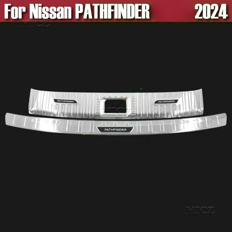 For Nissan PATHFINDER Stainless Steel Rear Bumper Protector Sill Trunk Tread Plate Trim Car Accessories - 2024
For Nissan PATHFINDER Stainless Steel Rear Bumper Protector Sill Trunk Tread Plate Trim Car Accessories - 2024