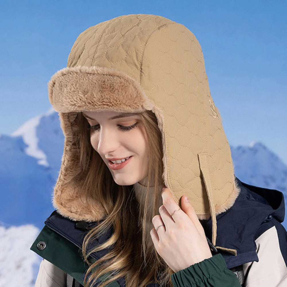 HT4870 Russian Hat Soft Fur Lined Trapper Earflap Cap Windproof Autumn Winter Hats for Men Women Snow Ski Russian Cap Bomber Hat 
HT4870 Russian Hat Soft Fur Lined Trapper Earflap Cap Windproof Autumn Winter Hats for Men Women Snow Ski Russian Cap Bomber Hat