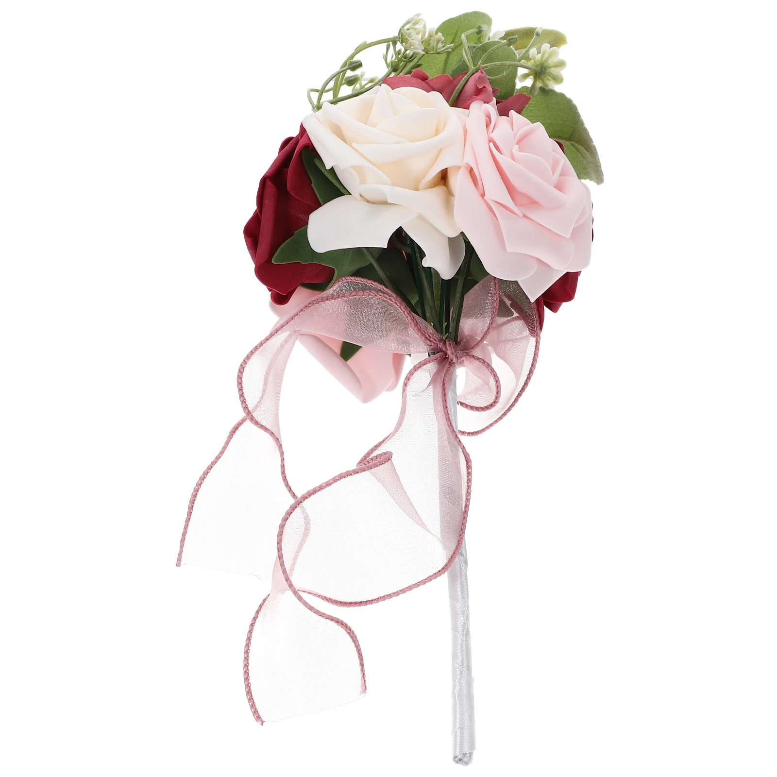 Artificial Wedding H Bouquet Milk White PE Long Lasting Realistic Plant Home Office Decor Quinceanera Rose Faux Flower
Artificial Wedding H Bouquet Milk White PE Long Lasting Realistic Plant Home Office Decor Quinceanera Rose Faux Flower