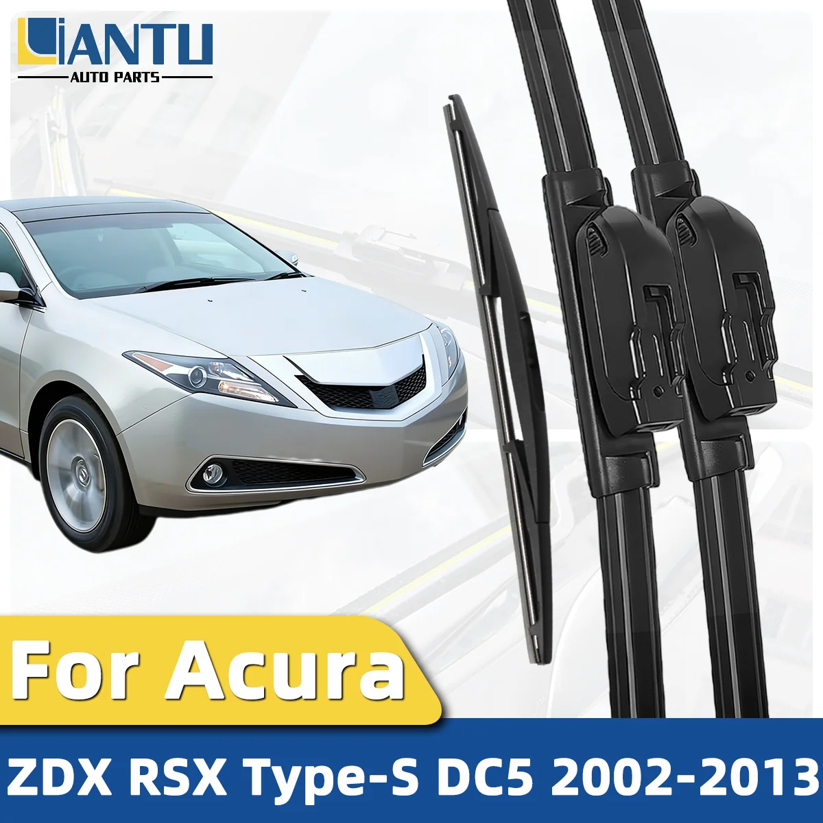  Комплект передних и задних дворников (1/3 шт.) для Acura RSX Type-S DC5 ZDX 2002-2013, бесшумные дворники для лобового стекла, автомобильные аксессуары
Комплект передних и задних дворников (1/3 шт.) для Acura RSX Type-S DC5 ZDX 2002-2013, бесшумные дворники для лобового стекла, автомобильные аксессуары