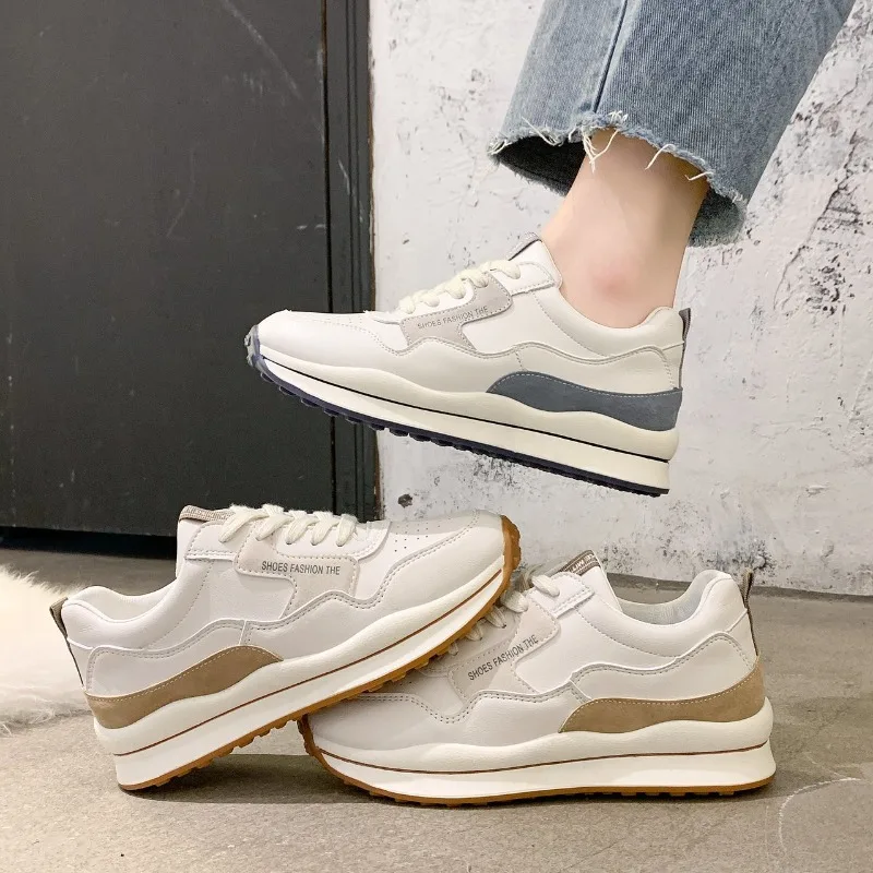 Women's Spring Autumn 2026 New Casual Running Shoes Lightweight Thick Sole Breathable White Flats Shoes For Women
Women's Spring Autumn 2026 New Casual Running Shoes Lightweight Thick Sole Breathable White Flats Shoes For Women