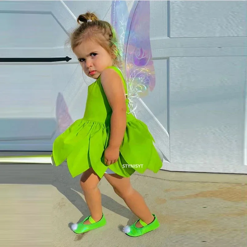 Girl Green Elf Tinker Bell Backless Dress Christmas Halloween Kids Cosplay Birthday Party Summer Fancy Fairy Princess Costumes
Girl Green Elf Tinker Bell Backless Dress Christmas Halloween Kids Cosplay Birthday Party Summer Fancy Fairy Princess Costumes