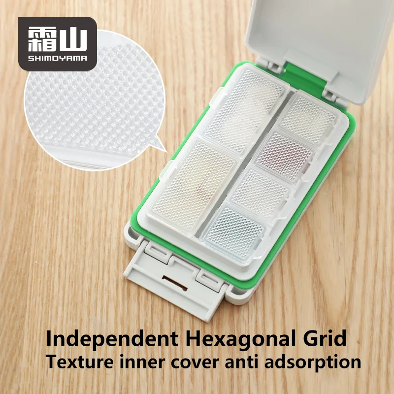 SHIMOYAMA Portable 6-Grid Food Grade PP Pill Box Case for Home Daily Storage of Pills for Kids Adults Elderly Organ Sets
SHIMOYAMA Portable 6-Grid Food Grade PP Pill Box Case for Home Daily Storage of Pills for Kids Adults Elderly Organ Sets