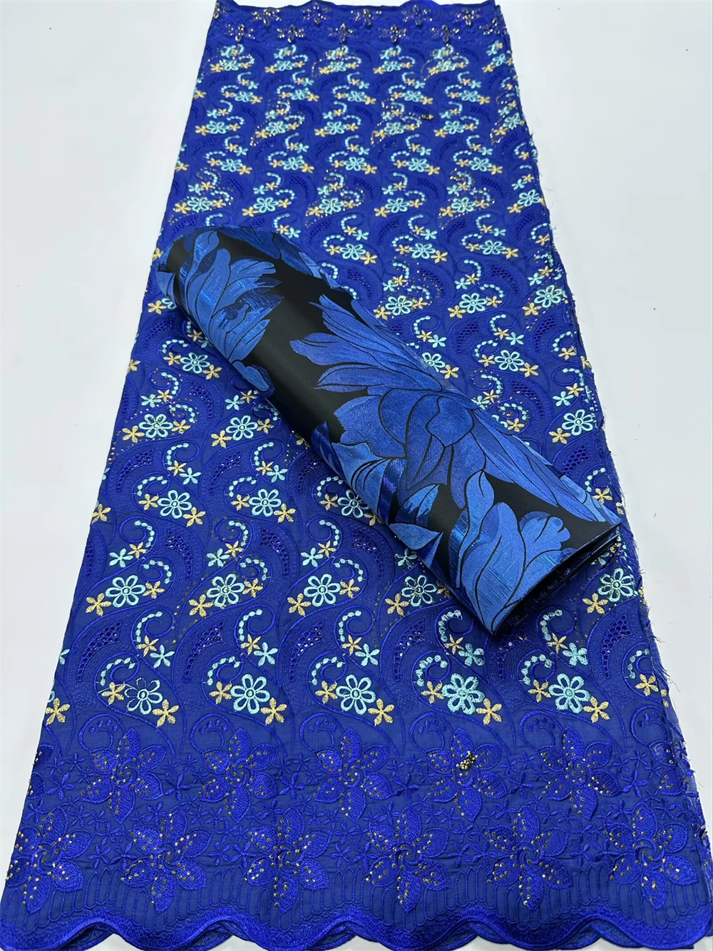 African Sego Headtie And Dry Lace Swiss Voile Lace Fabric Cotton Embroidery Material 5 Yards
African Sego Headtie And Dry Lace Swiss Voile Lace Fabric Cotton Embroidery Material 5 Yards
