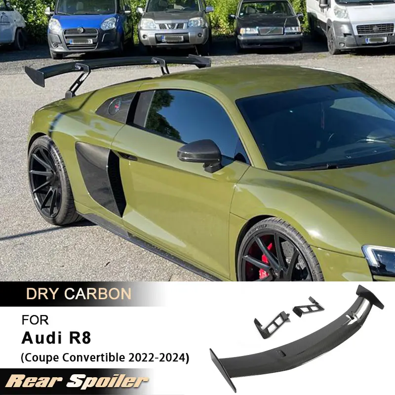 Car Rear Trunk Spoiler Wings for Audi R8 V10 GT Coupe Convertible 2022-2024 Racing Rear Spoiler Boot Wing Lip Prepreg Dry Carbon
Car Rear Trunk Spoiler Wings for Audi R8 V10 GT Coupe Convertible 2022-2024 Racing Rear Spoiler Boot Wing Lip Prepreg Dry Carbon