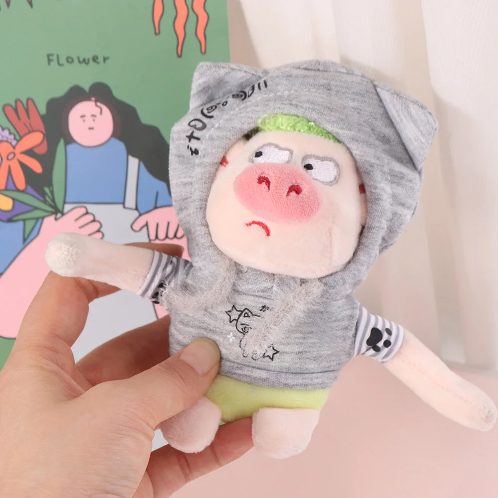 Fashion Hoodie 10cm Cotton Doll's Clothes Cat Ear Mini No Attribute Doll Clothes Cute Grey Plush Doll's Clothes Children Gift
Fashion Hoodie 10cm Cotton Doll's Clothes Cat Ear Mini No Attribute Doll Clothes Cute Grey Plush Doll's Clothes Children Gift