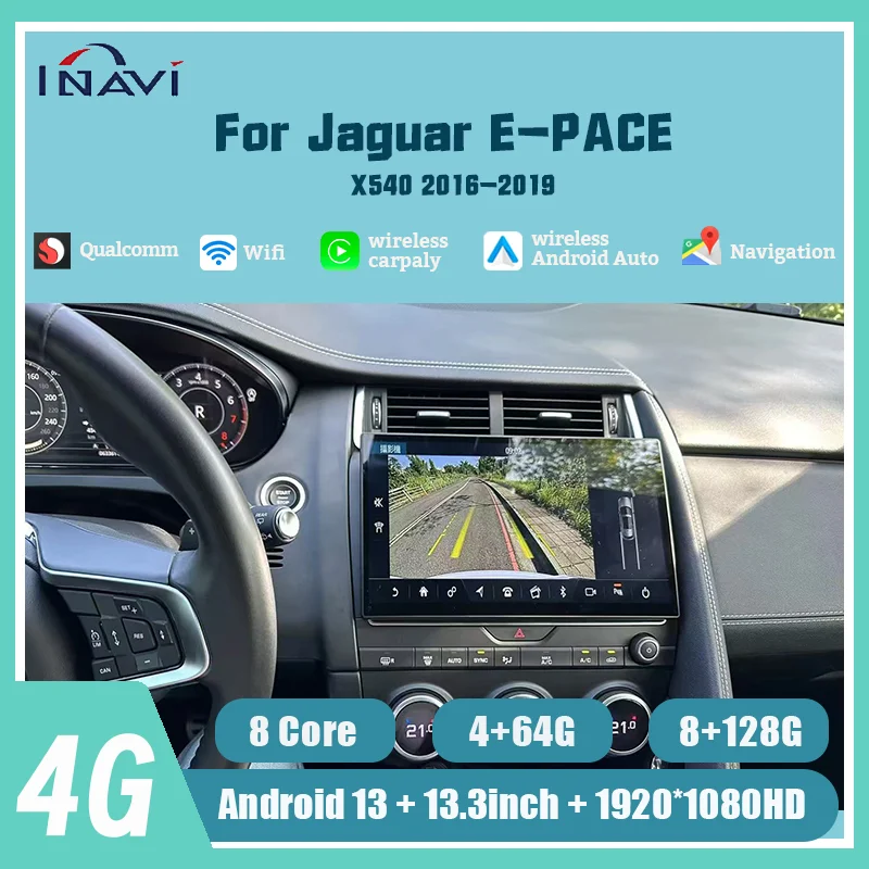 13.3“ For Jaguar E-PACE X540 2016-2019 Android 13 Carplay 4G Qualcomm GPS Navigation Radio Multimedia Player OEM Menu Bluetooth
13.3“ For Jaguar E-PACE X540 2016-2019 Android 13 Carplay 4G Qualcomm GPS Navigation Radio Multimedia Player OEM Menu Bluetooth