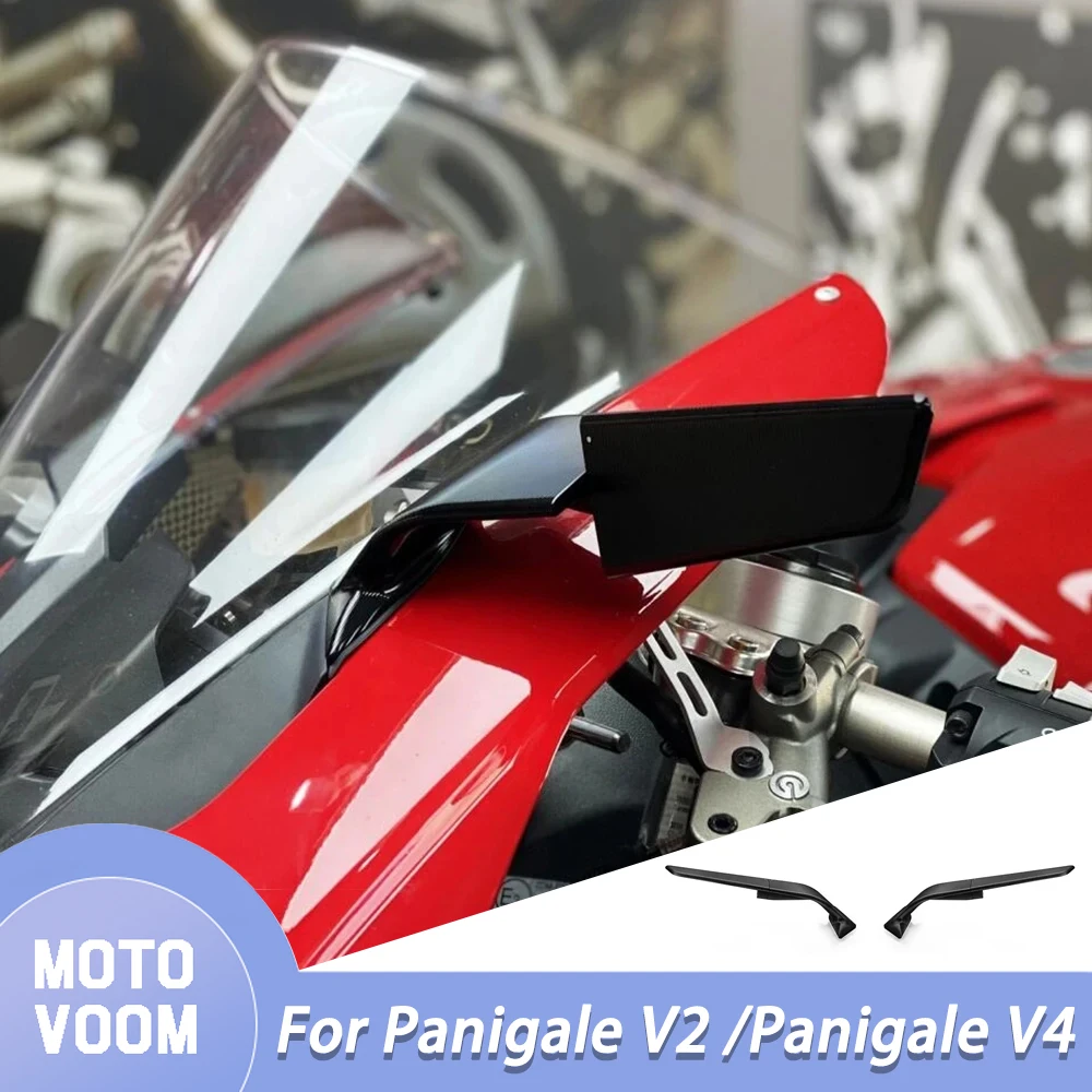 For Ducati Panigale V2 2020-2023 PANIGALE V4 2019-2022 Rotating Adjustable Wing Mirrors New Motorcycle Rearview Mirrors with LED
For Ducati Panigale V2 2020-2023 PANIGALE V4 2019-2022 Rotating Adjustable Wing Mirrors New Motorcycle Rearview Mirrors with LED