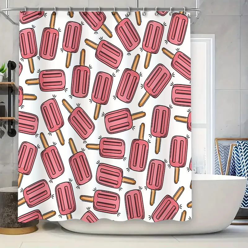 Летние тематические занавески для душа с мороженым, красочный декор для ванной комнаты, аксессуары для дома!
Летние тематические занавески для душа с мороженым, красочный декор для ванной комнаты, аксессуары для дома!