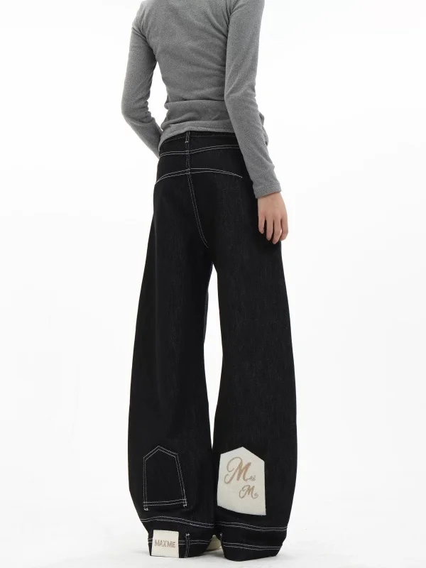 Washed Original Color Women's Jeans American Style Vintage Brand Bend Knife Loose Straight Leg Wide Leg Pants
Washed Original Color Women's Jeans American Style Vintage Brand Bend Knife Loose Straight Leg Wide Leg Pants