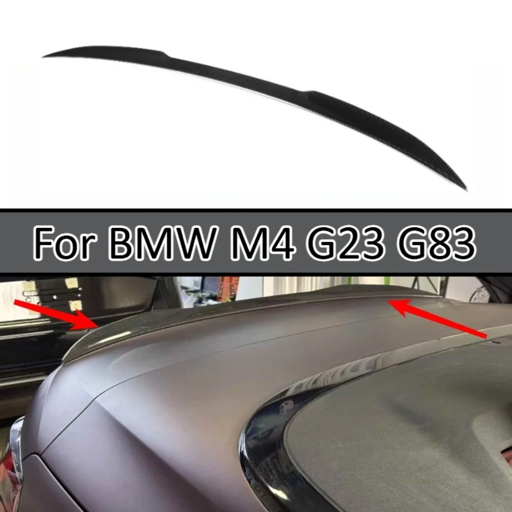 Real Dry Wet Carbon Fiber M Style Fixed Rear Spoiler Wing Trim For BMW M4 G23 G83 Car Exterior Styling Accessory Kit Sets Panel
Real Dry Wet Carbon Fiber M Style Fixed Rear Spoiler Wing Trim For BMW M4 G23 G83 Car Exterior Styling Accessory Kit Sets Panel