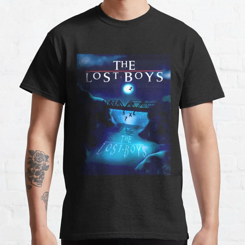 Vintage 80s Horror Movie The Lost Boys Vampire graphic t shirts Santa Carla Scary Halloween tops large size Men's clothing
Vintage 80s Horror Movie The Lost Boys Vampire graphic t shirts Santa Carla Scary Halloween tops large size Men's clothing
