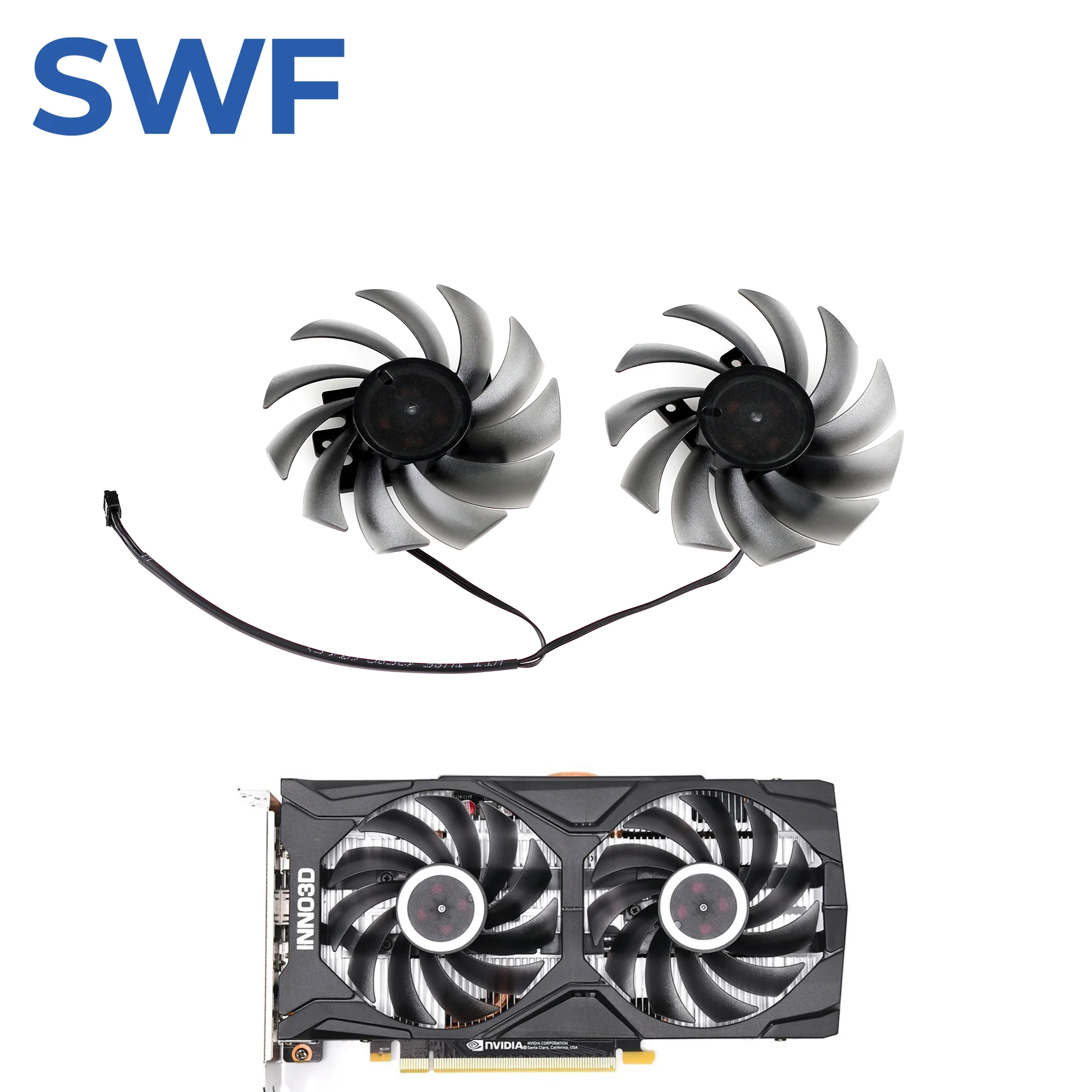 85MM CF-12915S RTX 2060 Cooling Fan Replacement For INNO3D GeForce GTX 1660 RTX 2060 SUPER 6GB Twin X2 Graphics Card Cooler Fan
85MM CF-12915S RTX 2060 Cooling Fan Replacement For INNO3D GeForce GTX 1660 RTX 2060 SUPER 6GB Twin X2 Graphics Card Cooler Fan