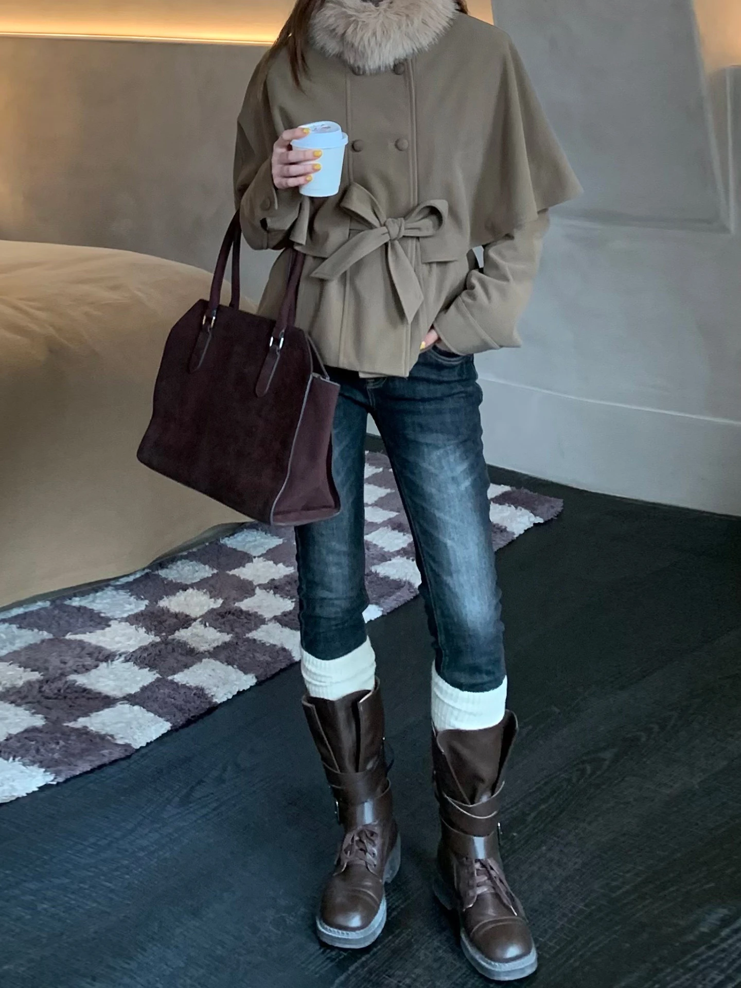 Low-Waist Fce-Lined Bootcut Jeans Women's Thiened Winter Straight Leg Jeans Casual Sle Cotton Fabric Zipper Closure
Low-Waist Fce-Lined Bootcut Jeans Women's Thiened Winter Straight Leg Jeans Casual Sle Cotton Fabric Zipper Closure