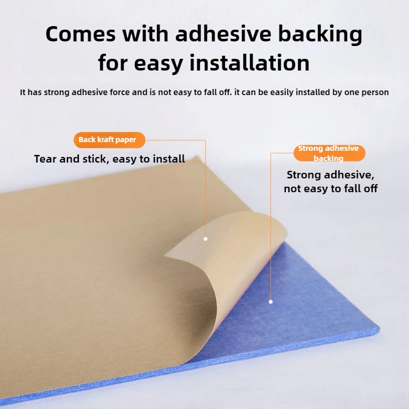 Eco-Friendly Acoustic Wall Panels - High Density Polyester Fiber Sound Absorbing Panels for Home & Conference Room
Eco-Friendly Acoustic Wall Panels - High Density Polyester Fiber Sound Absorbing Panels for Home & Conference Room