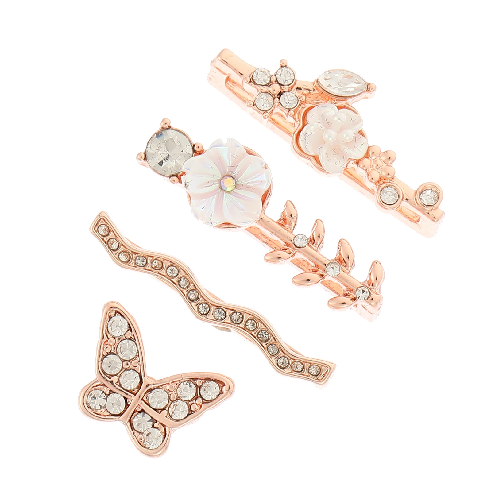4 Pcs Decorations Watch Ring Watchband Charm Smartwatch Loops Charms for Bands Strap Jewelry Rose Gold
4 Pcs Decorations Watch Ring Watchband Charm Smartwatch Loops Charms for Bands Strap Jewelry Rose Gold