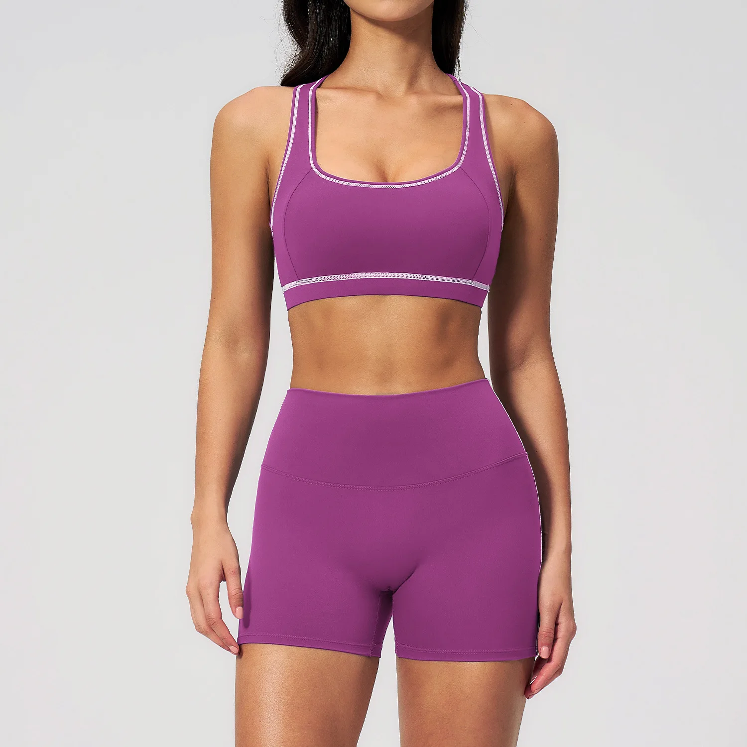 Yoga Set 2pcs Gym Sportswear Women Push Up Exercise Jogging Fitness Clothing Sports Underwear High Waist Tight Pants Sports Set
Yoga Set 2pcs Gym Sportswear Women Push Up Exercise Jogging Fitness Clothing Sports Underwear High Waist Tight Pants Sports Set