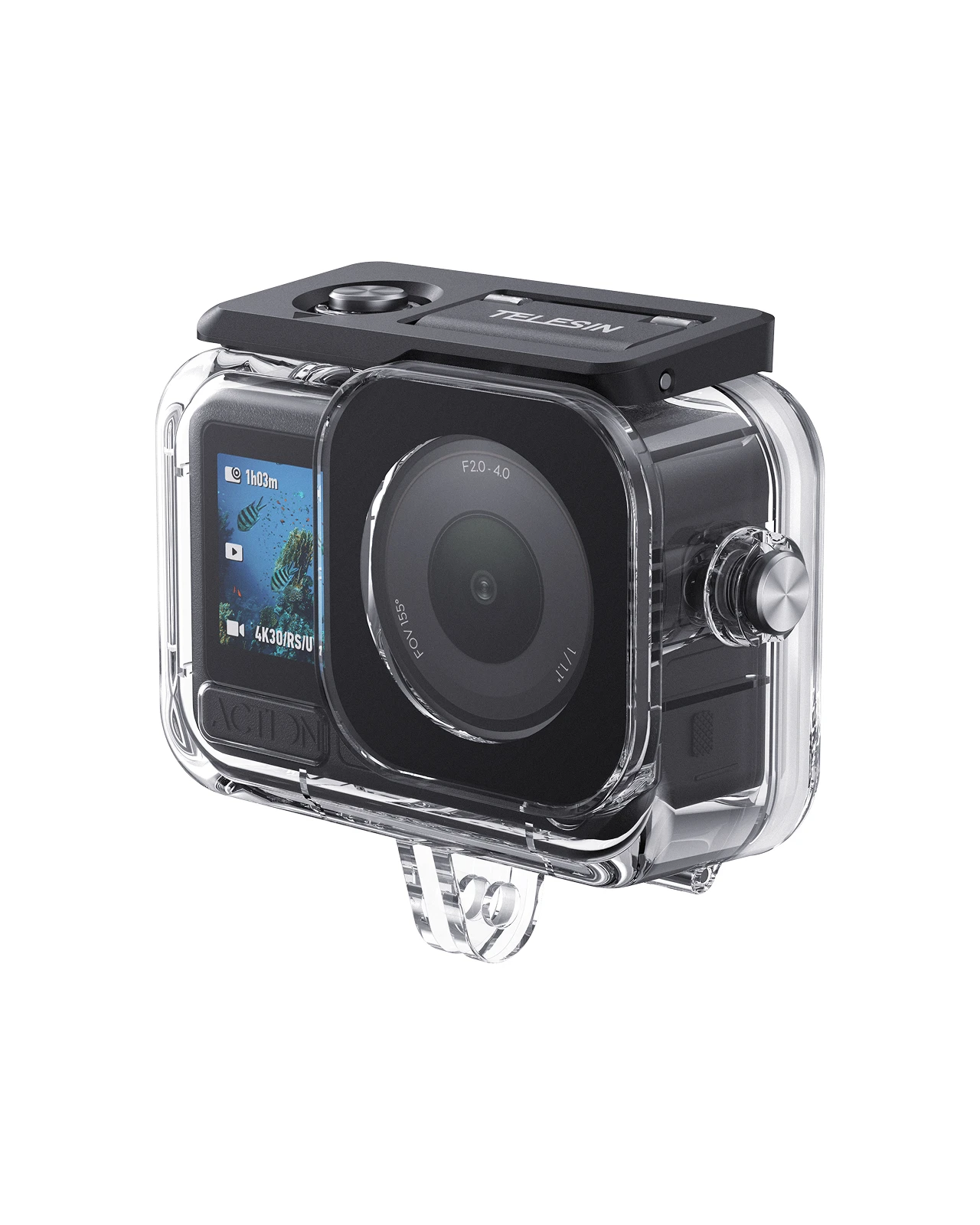 TELESIN Waterproof Case for DJI OSMO Action 6 - 60M Diving Housing Cover with Dive Filter Compatible with DJI Action 6
TELESIN Waterproof Case for DJI OSMO Action 6 - 60M Diving Housing Cover with Dive Filter Compatible with DJI Action 6