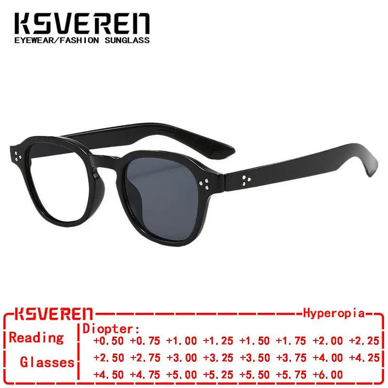 KSVEREN Oval Photochromic Reading Glasses Optical Glasses Customizable Prescription Glasses Outdoor Photochromic Sunglasses
KSVEREN Oval Photochromic Reading Glasses Optical Glasses Customizable Prescription Glasses Outdoor Photochromic Sunglasses