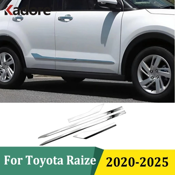 For Toyota Raize 2020 2021 2022 2023 2024 2025 ABS Chrome Side Door Body Moulding Strip Cover Trim Styling Car Accessories
For Toyota Raize 2020 2021 2022 2023 2024 2025 ABS Chrome Side Door Body Moulding Strip Cover Trim Styling Car Accessories