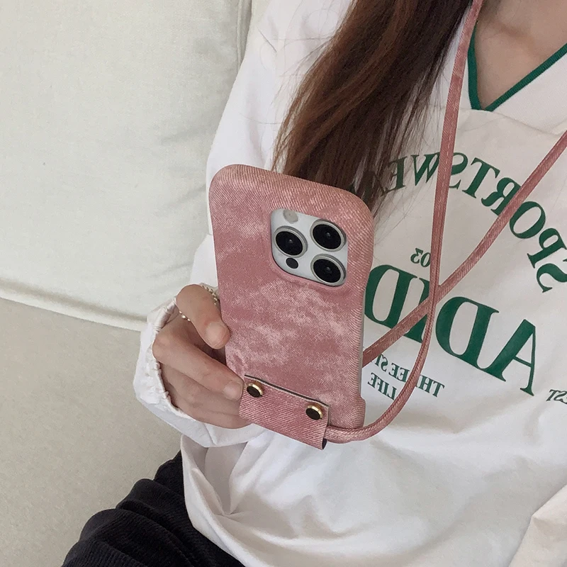 Case For iPhone 11 12 13 14 15 16 Pro Max With Long Neck Leather Strap Lanyard Jean Style Leather Case Cover Soft Touch Grip
Case For iPhone 11 12 13 14 15 16 Pro Max With Long Neck Leather Strap Lanyard Jean Style Leather Case Cover Soft Touch Grip