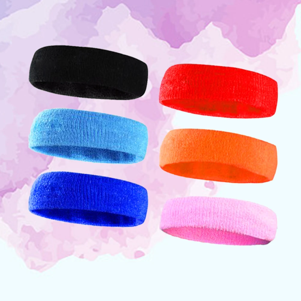 6 Pcs Sweatband Headband Moisture Wicking Fitness Exercise Sports Elastic Comfortable Anti Sweat Band for Gym Workouts
6 Pcs Sweatband Headband Moisture Wicking Fitness Exercise Sports Elastic Comfortable Anti Sweat Band for Gym Workouts