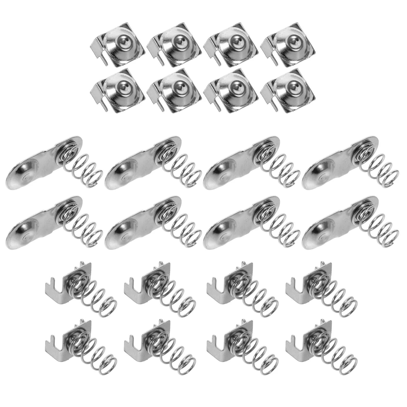 8 Sets Spring Contacts for Microphone Aa Holder Terminals High Conductivity Metal Plates Stable Connection for Audio
8 Sets Spring Contacts for Microphone Aa Holder Terminals High Conductivity Metal Plates Stable Connection for Audio