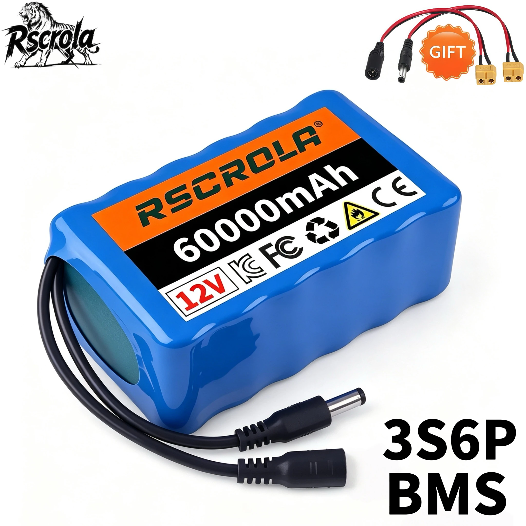 12V 3S6P 18650 Lithium Battery Pack 10Ah-100Ah 12.6V Rechargeable With BMS Charger Long Cycle Life For Solar LED RC Power Supply
12V 3S6P 18650 Lithium Battery Pack 10Ah-100Ah 12.6V Rechargeable With BMS Charger Long Cycle Life For Solar LED RC Power Supply