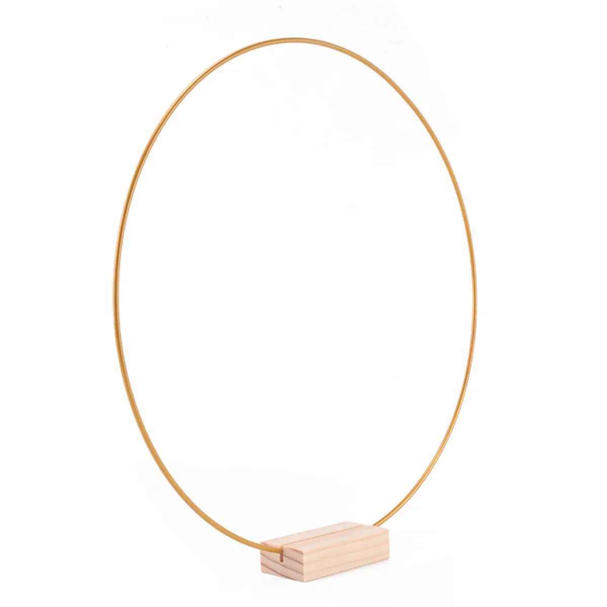 6 PCS 12 Inch Large Metal Floral Hoop Centerpiece for Table, Gold Wreath Ring with 6 PCS Wood Holder Stands, Hoop Rings
6 PCS 12 Inch Large Metal Floral Hoop Centerpiece for Table, Gold Wreath Ring with 6 PCS Wood Holder Stands, Hoop Rings