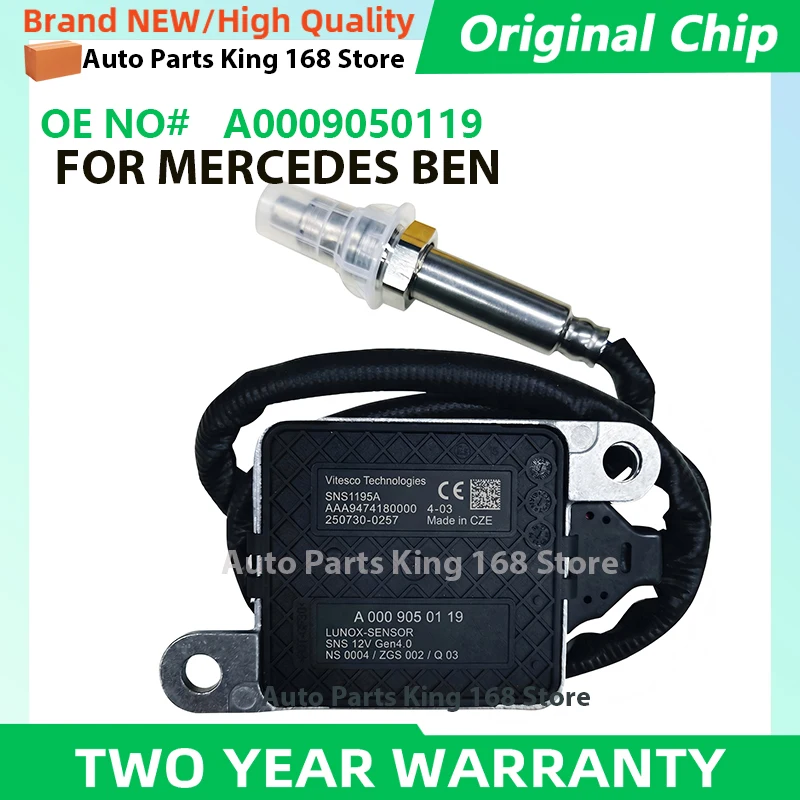 A0009050119 Nitrogen Oxygen NOx Sensor Highquality brand new FOR MERCEDES BENZ
A0009050119 Nitrogen Oxygen NOx Sensor Highquality brand new FOR MERCEDES BENZ