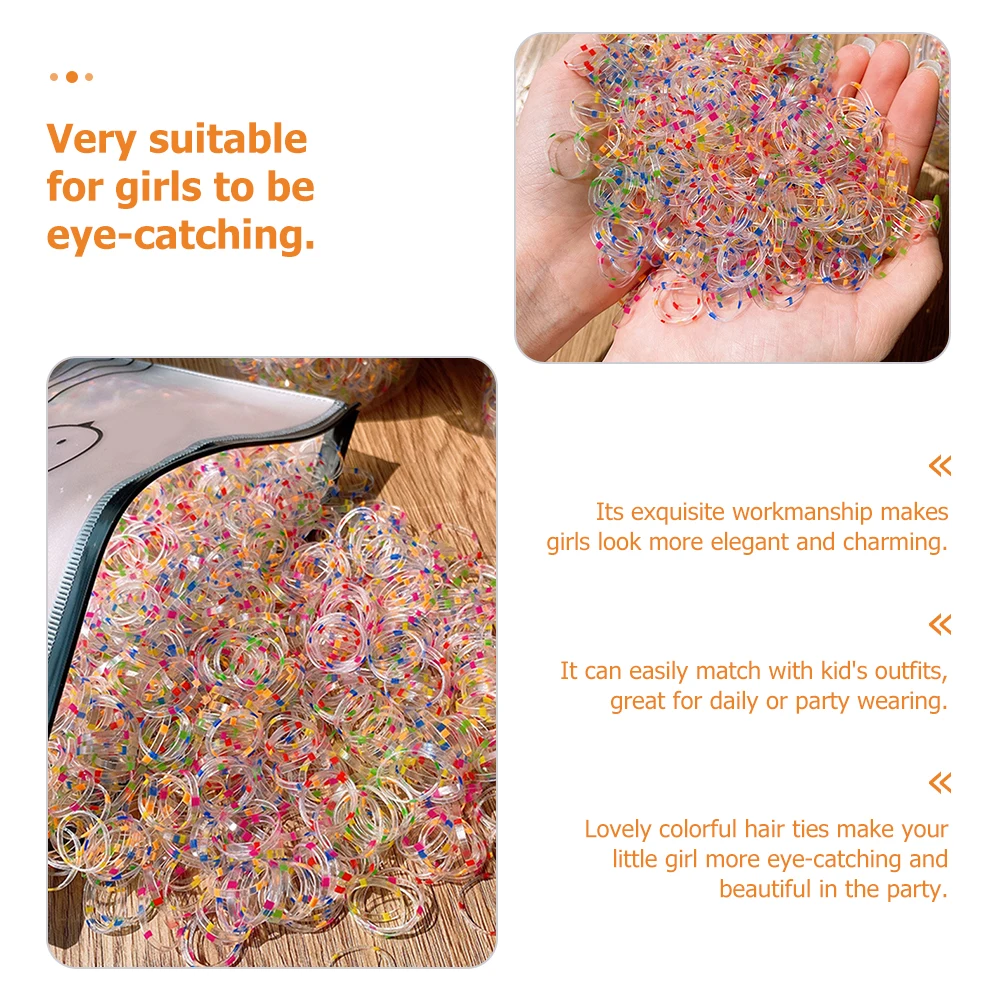 2 Bags Colored Hair Bands Girls Accessories Small Ties Elastic Rubber Child Smooth Decorative Hairstyles Fixing
2 Bags Colored Hair Bands Girls Accessories Small Ties Elastic Rubber Child Smooth Decorative Hairstyles Fixing