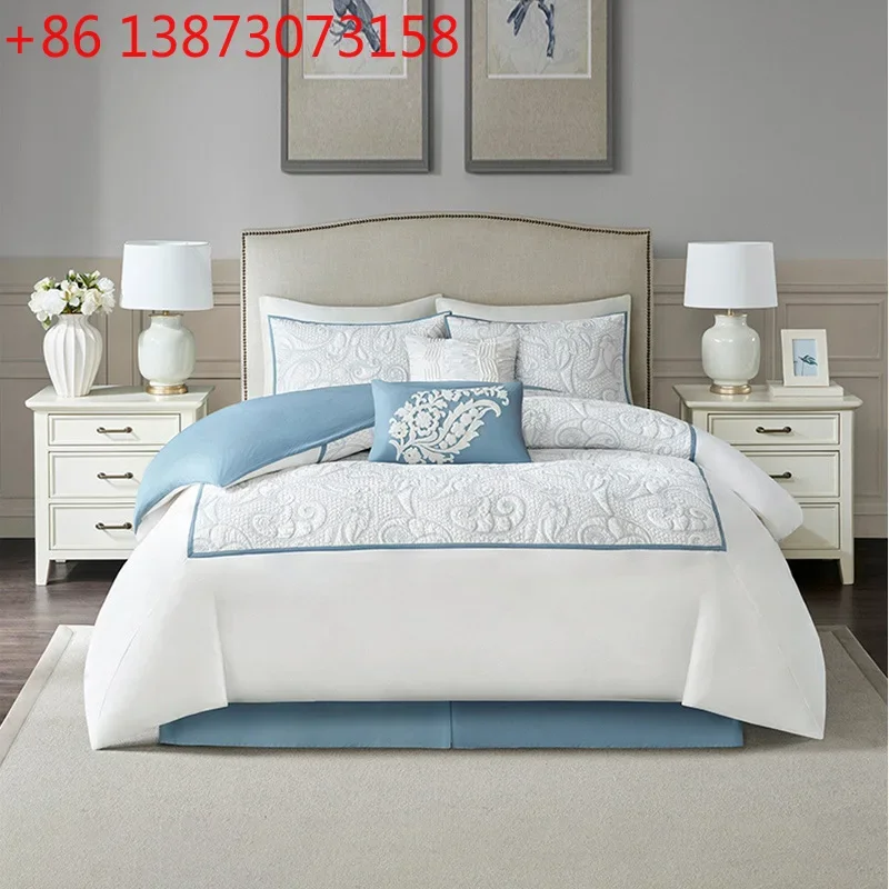 French light luxury fabric bed American high-end princess bed double bed
French light luxury fabric bed American high-end princess bed double bed