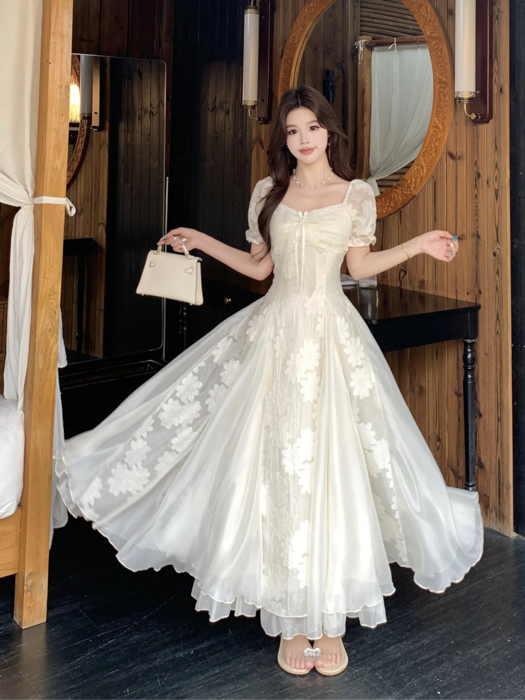 plus Size Women's Pure Desire Waist-Cinching Dress Summer Slimming Moonlight Elegance Embroidered Flower Holiday Long Dress
plus Size Women's Pure Desire Waist-Cinching Dress Summer Slimming Moonlight Elegance Embroidered Flower Holiday Long Dress
