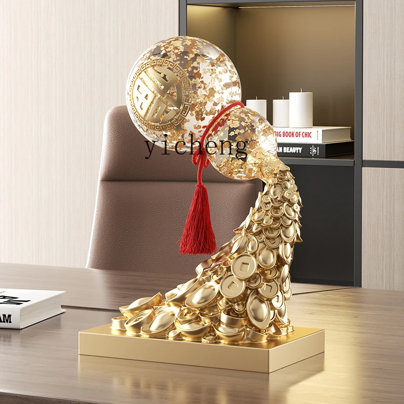 LSL lucky to wealth to gourd ornament living room high-end decoration with good meaning
LSL lucky to wealth to gourd ornament living room high-end decoration with good meaning