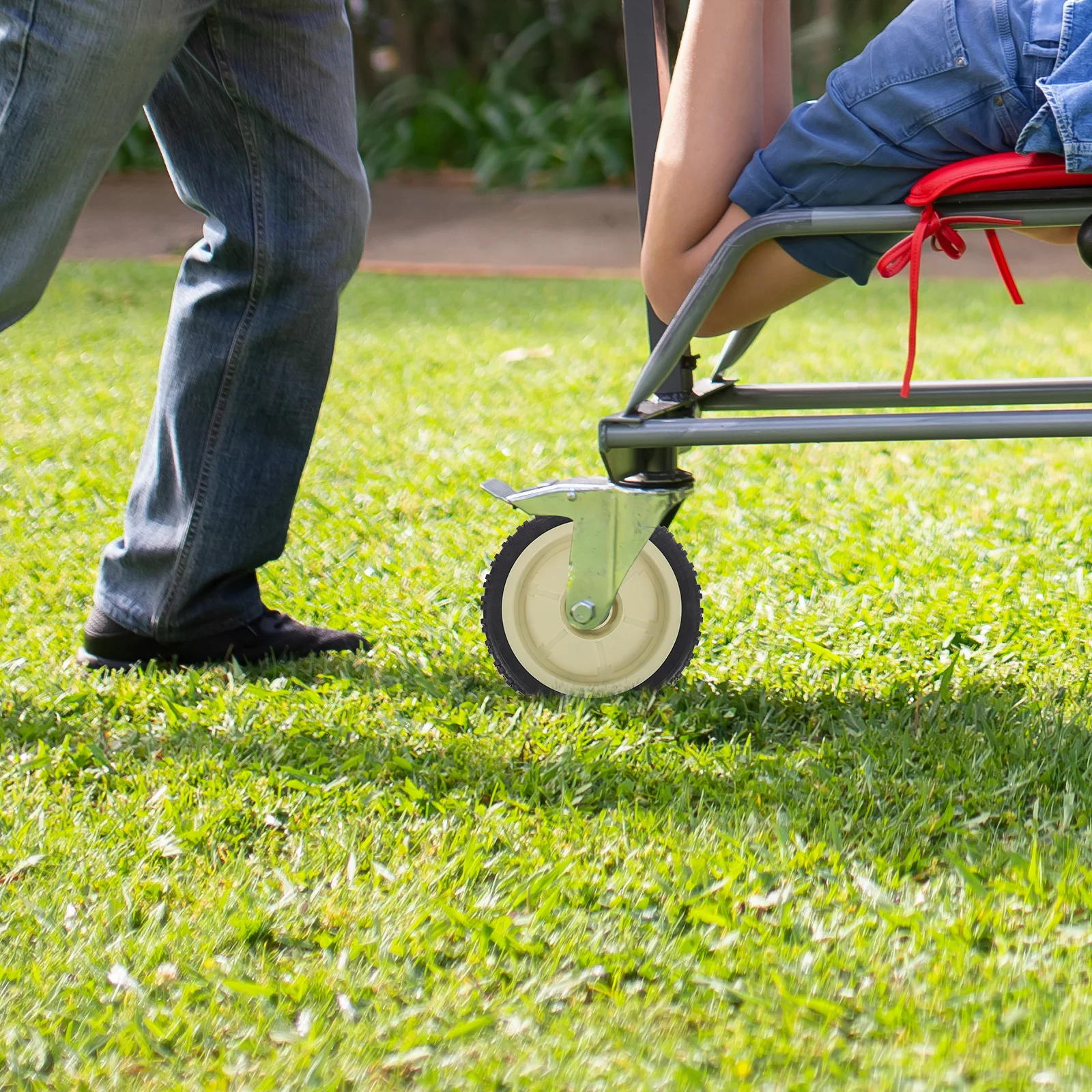 Lawn Mower Wheel Durable Solid Replacement Parts Universal Mower Wheel Assembly Easy Install Lawn Wheels
Lawn Mower Wheel Durable Solid Replacement Parts Universal Mower Wheel Assembly Easy Install Lawn Wheels