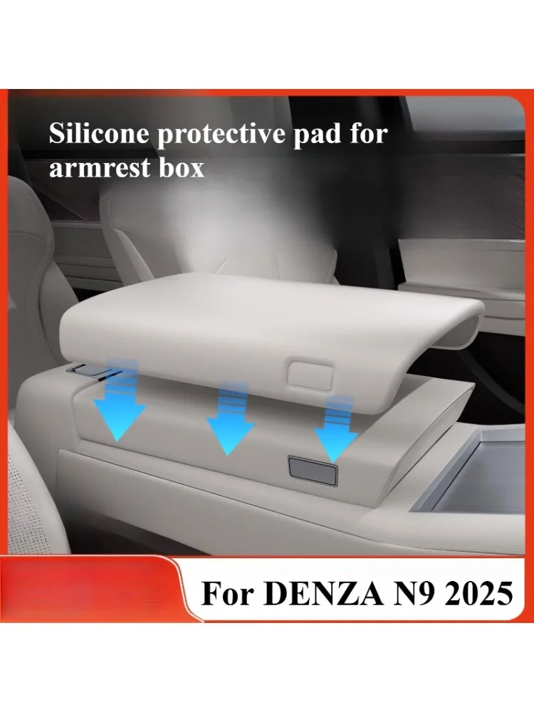For DENZA N9 2025 Car Armrest Box Center Console Silicone Protector Cushion Arm Rest Pad Cover Interior Accessories
For DENZA N9 2025 Car Armrest Box Center Console Silicone Protector Cushion Arm Rest Pad Cover Interior Accessories