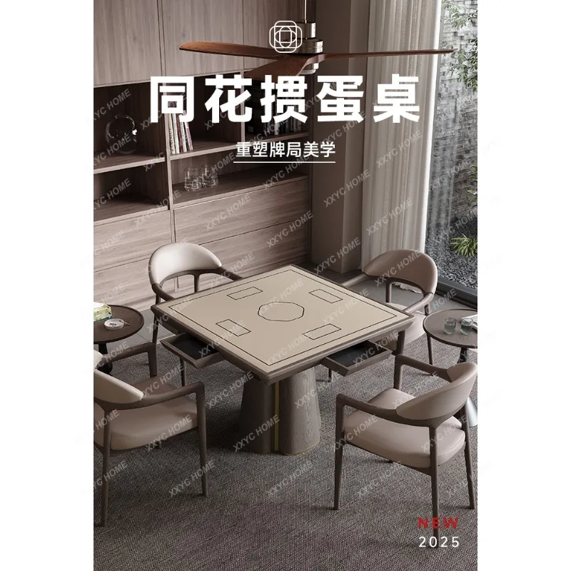 HMJFlush solid wood egg table dedicated advanced square chess and card poker mahjong modern simple casual playing cards
HMJFlush solid wood egg table dedicated advanced square chess and card poker mahjong modern simple casual playing cards