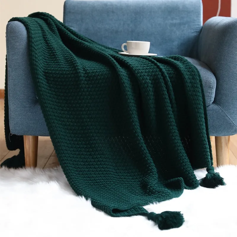 Withered Nordic tassel knitted ball blanket, woolen blanket, office air conditioning lunch blanket, shawl cover blanket, sofa le
Withered Nordic tassel knitted ball blanket, woolen blanket, office air conditioning lunch blanket, shawl cover blanket, sofa le