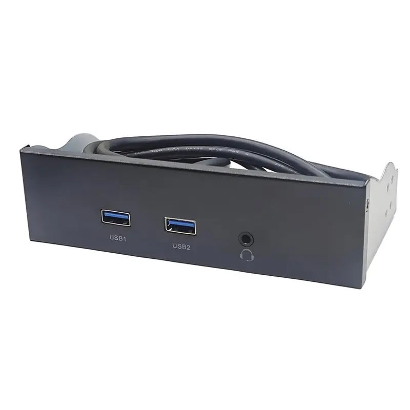 A29F-USB3.2 GEN1 Floppy Drive Slot HD-AUDIO Audio Front Panel 5.25Inch Optical Front Panel Support 2X USB3.0 + 1X Audio 3.5Mm
