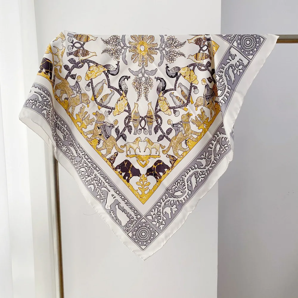 Mulberry Silk Scarf Women Square Bandanas Clothing Accessories Women Hand Rolled Edge Shawls 90cm Neck Head Decoration
Mulberry Silk Scarf Women Square Bandanas Clothing Accessories Women Hand Rolled Edge Shawls 90cm Neck Head Decoration