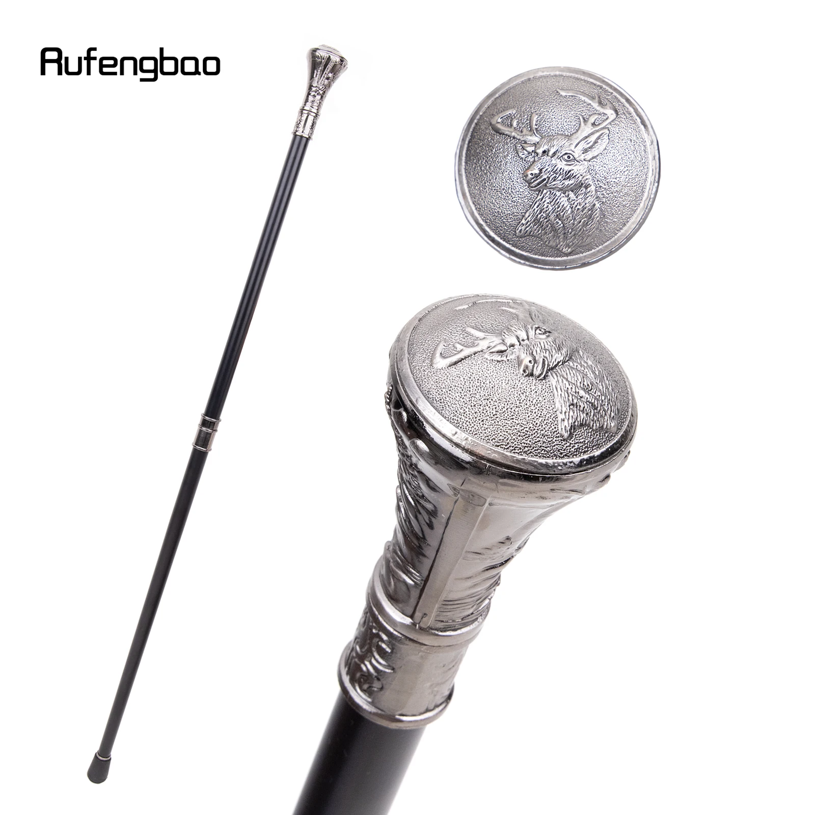 Sika Deer Head Totem Relief Walking Cane Fashion Walking Stick Gentleman Crosier Knob Walking Stick 93cm
Sika Deer Head Totem Relief Walking Cane Fashion Walking Stick Gentleman Crosier Knob Walking Stick 93cm