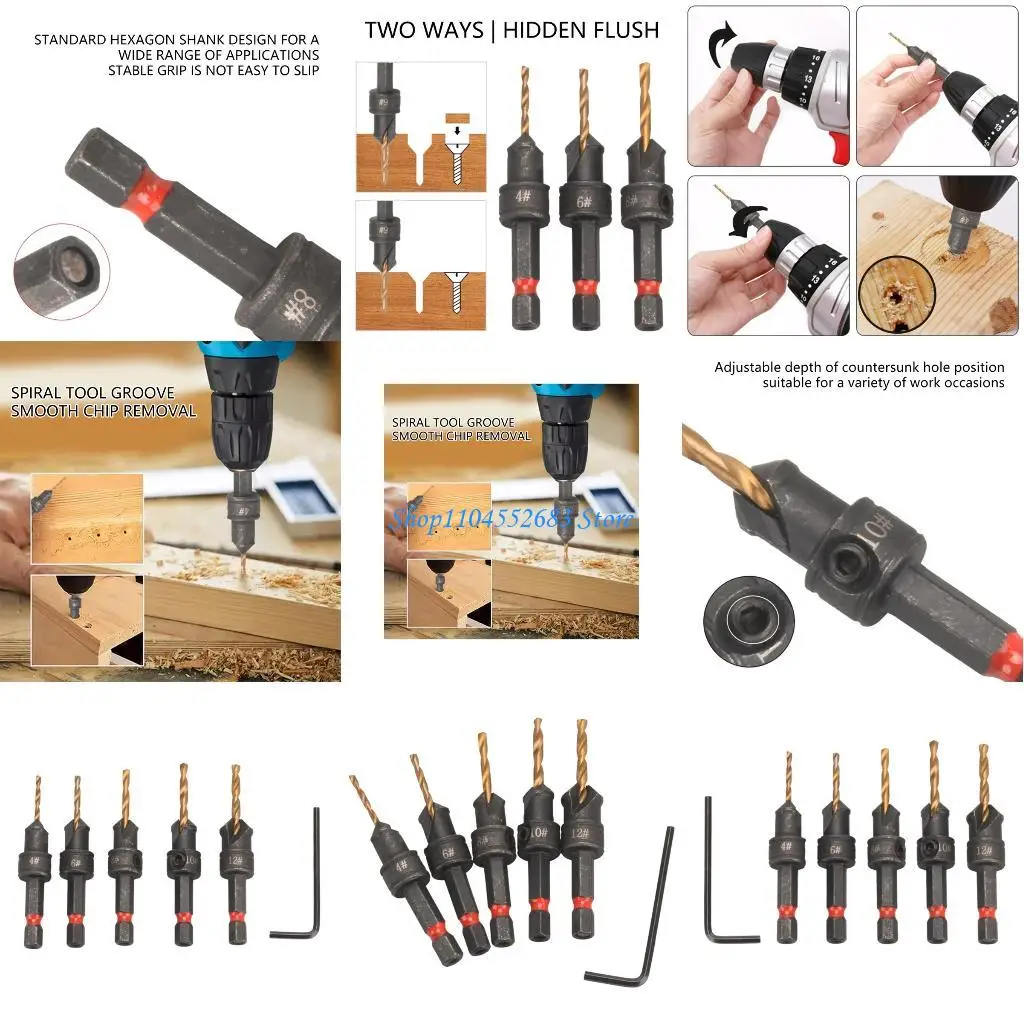 Y6GD High Speed Steel Woodworking Drill Bits for Accuracy Countersinking in Carpentry
Y6GD High Speed Steel Woodworking Drill Bits for Accuracy Countersinking in Carpentry